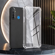 Realme 5 / 5i / 5 Pro / C3 black tpu case vs transparent flexible to limit falling
