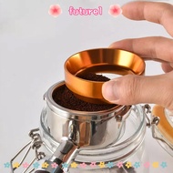 FUTUREE 51mm/53mm/58mm Aluminum Dosing Ring Coffee Tool Portafil Coffee Powder Coffee Tamper
