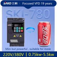 【Buy More & Save】SAKO SKI780 INPUT:3 เฟส AC 380V OUTPUT: 3 เฟส 380V MINI VFDMINI VFDอินเวอร์เตอร์ ตั