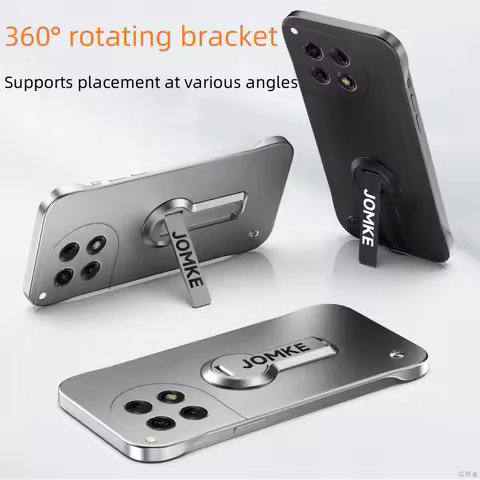 For OnePlus 12 12R Ace 3 5G Case Luxury Borderless 360° Bracket Cover For OnePlus 12 12R Ace 3 Shock
