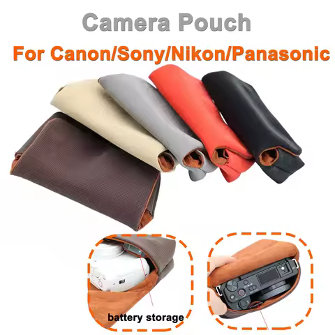 Portable Storage Handbag for Canon G7X III Sony RX100 Ricoh GR II GR IIIX Camera Pouch for Sony ZV1 