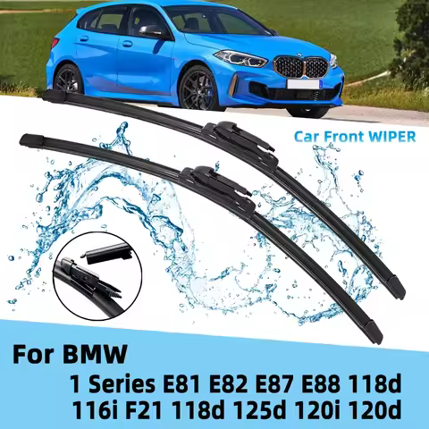 Front Wiper Accessorie Double Rubber Car Wipers for BMW 1 Series E81 E82 E87 E88 118d 116i F20 F21 1