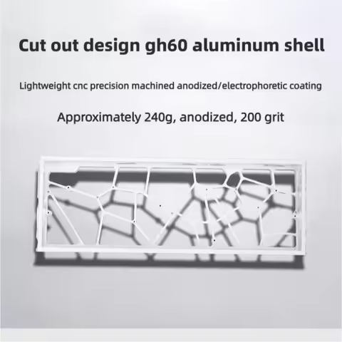 Wooting 60he/gh60/holy60 Keyboard Case For Mad60he Raven61 Aula Win60 Gt60 Hollow Aluminum Keyboard 