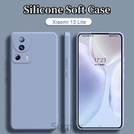 For Xiaomi 13 Lite 5G Case Cover Xiaomi13 Pro Lite 5G Soft Liquid Silicone Bumper Casing Phone On For Xiomi Mi 13 12 13Pro 13Lite 5G Funda