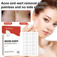 【Ultra-Thin Antibacterial Waterproof】144pcs Wart Remover Patch/Acne Repair Plaster/Skin-Safe Conceal