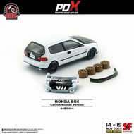 BMC PDX25 Honda EG6 White Carbon Bonnet (RHD) #64B0484 (1:64)