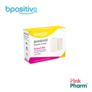 BPositive Bandage (Elastic Crepe) 5cm x 1.8m - Box of 12s