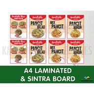 Available Here Pancit Bilao, Mix Pancit, Pancit Bihon Signages