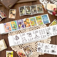 Journal Go 365 Pages Creative Sticky Tearable Calendar 2026 Retro Mini Calendar Book for Planner Jou