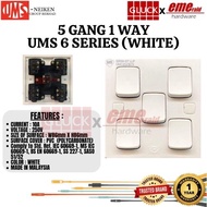 UMS 6 SERIES SWITCHES/ SUIS LAMPU/ SOKET UMS MURAH socket switch rumah