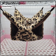 Small Animal Hanging Hammock Chinchilla Hanging House Hideout Nest Hamster Hanging Bed for Parrot Fe