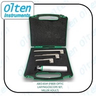 ENT DIAGNOSTIC SET FIBER OPTIC Laryngoscope Set (Miller) Adult/ Pedia OLTEN INSTRUMENTS Premium