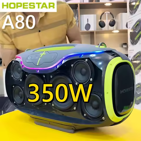 Hopestar A80 350W Watts Wireless Subwoofer Home Theatre Portable Blue Tooth Loud Sound and Deep Bass