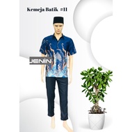 Kemeja Batik Lelaki Lengan Pendek Batik Malaysia Batik Man Shirt Kemeja Baju Batik Malaysia Kerajaan