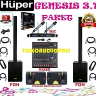 Paket Sound Sytems Huper Genesis 3.1 Paket Speaker Aktif Huper Genesis