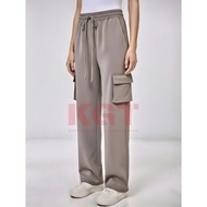 KGT CARGO Bamboo Slack Seluar Cargo Bertali Size 2XL-7XL Perempuan Ladies Cargo Slack Pants Seluar G
