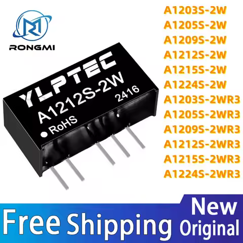 2PCS A1203S-2W A1205S-2W A1209S-2W A1212S-2W A1215S-2W A1224S-2W R3 12V TURN 3.3V 5V 9V 12V 24V SIP-