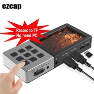 Ezcap 273 1080P 60fps HDMI Video Capture Card Game กล่องบันทึกสตรีมมิ่งสดพร้อมจอ LCD Playback Player
