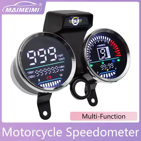 Motorcycle LED Digital Speedometer RPM Dashboard RPM Tachometer For Suzuki GN125 125Cc 150Cc Motorcy