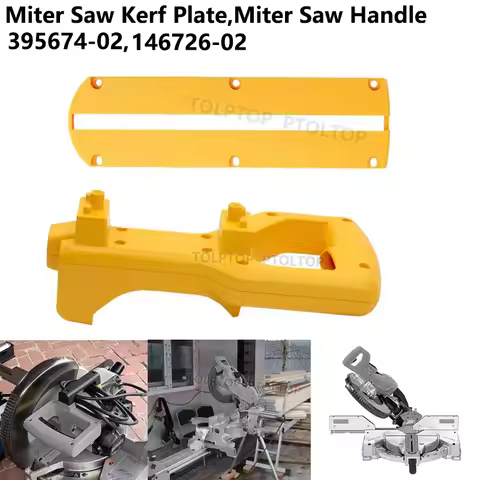 ForDewalt 395674-02 146726-02 Miter Saw Replacement Parts Kerf Plate DW703 DW704 Miter Saw handle DW