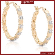 Hipster 18k Rose Gold Diamond Earring