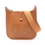 【二手】愛馬仕 HERMES Evelyne 2 PM 金色單肩背包 其他 Evelyne 2PM 金色 女士 二手 A