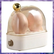 (Y W Z H)Electric Egg Boiler Rapid Egg Boiler Egg Cooker 2 Eggs White EU Plug