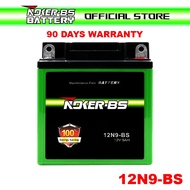 ROKER-BS BATERI BATTERY GEL 12N9-BS/YB9L HONDA CM200 TWINSTAR/JAGUH/CL160/JAGUH/KEEWAY RKV PATAGONIA