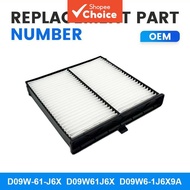 Cabin Air Filter For MAZDA 2 1.3 1.5  CX-3 1.5 1.8 2.0  Replacement Parts D09W-61-J6X
