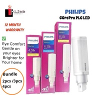 LED LIGHT TUBE PHILIPS COrePro PLC TUBES 4.5W / 6.5W / 8.5W LED