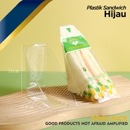 [10 PCS] Plastik Sandwich Segitiga | Kemasan Plastik Sandwich  | Plastik Roti Sandwich | Triangle Sa