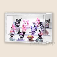 Clap Light Doll Storage Box LED Display Box with Light Doll Box Mystery Box Transparent Display Box 