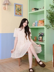 prettythingonme Fufu Dress tulip ꒰ พร้อมส่งและพรีออเดอร์