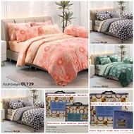 Complete Bedding Set Tulip Delight 3.5 5 6 Feet 60x80 90x100 Inches DL117 DL118 DL119 DL120 DL122 DL