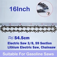 3/8 16 Inches 59 Knots Heavy Duty Chain saw Mata Rantai For Chainsaw Replacement Chain Saw Easy Ins