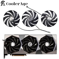 *For MSI GeForce RTX 4070 Ti 4080 4090 SUPRIM X Video Card Fan 95MM PLD10020B12H RTX4070Ti RTX4080 R