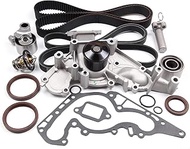 ASTOU Timing Belt Kit w/Water Pump Fit for Lexus for LS430 4.3L 2001-2006 for Toyota for Tundra 4.7L