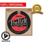 Classical guitar strings clear & black nylon ej45 / ej49 d addario