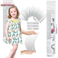 1ONLYTWO Growth Chart Mirror, 3 in 1 Growth Chart Growth Chart Mirror for Wall,  Foldable Height Mea