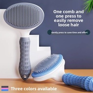 Pet Deshedding Brush - Strong Loose Fur Remover, Anti-Tangle Comb for Poodle Bichon
