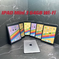 新淨Apple IPad Mini 3 64GB Wi-Fi/7.9吋IPS/指紋解鎖/2K Mon/最高升級到12.5.7/現貨得最後50部！！/齋機/聽歌睇戲最抵用/Zoom/電池健康度：97-1