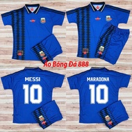 Argentina 1994 Football Kit - Premium Dragon Scale Thai Fabric