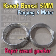 5MM Doff Bonsai Wire 5 meters long (2.5m+2.5m)