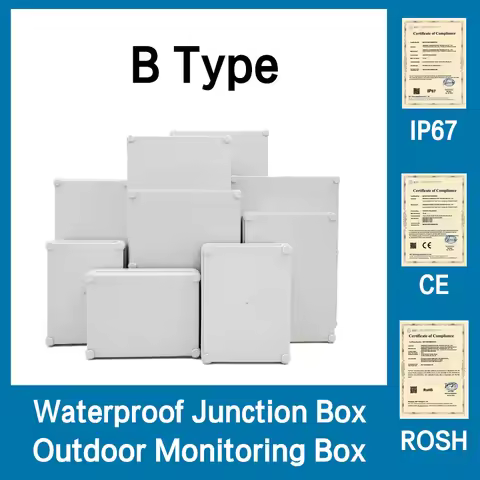 B Type Waterproof Plastic Enclosure Box Electronic Project Instrument Case Electrical Project Box Ou