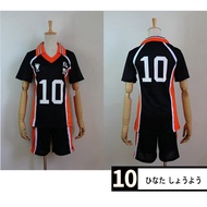 Shoyo Hinata Cosplay Costume Anime Haikyuu Karasuno High School Uniform Sportswear Shirt Shorts Voll