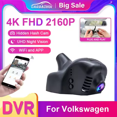 4K Car DVR Wifi Camera Dash Cam Video Recorder Original For Volkswagen Passat B7 Year 2013 2014 For 