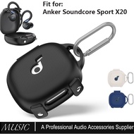 Case Cover for Anker Soundcore Sport X20 Sport/X20, Soft Silicone Protective Scratch Resistant Logo 