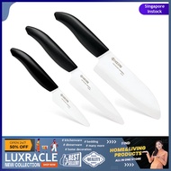 [sg stock] Kyocera 3Pc Advanced ceramic Revolution Series Knife Set Santoku Utility Paring knife