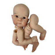 18 นิ้ว Bebe Bettie ตุ๊กตาชุด 3D ภาพวาดทําด้วยมือไวนิลเต็มแขนเด็กทารก Reborn ชุด Unpainted ตุ๊กตาชุด
