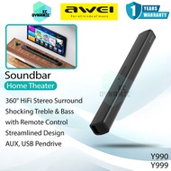 Awei Y999 Home Theater Soundbar Heavy Bass Speaker HiFi Surround Stereo Sound Awei Y990 Home TV Soun